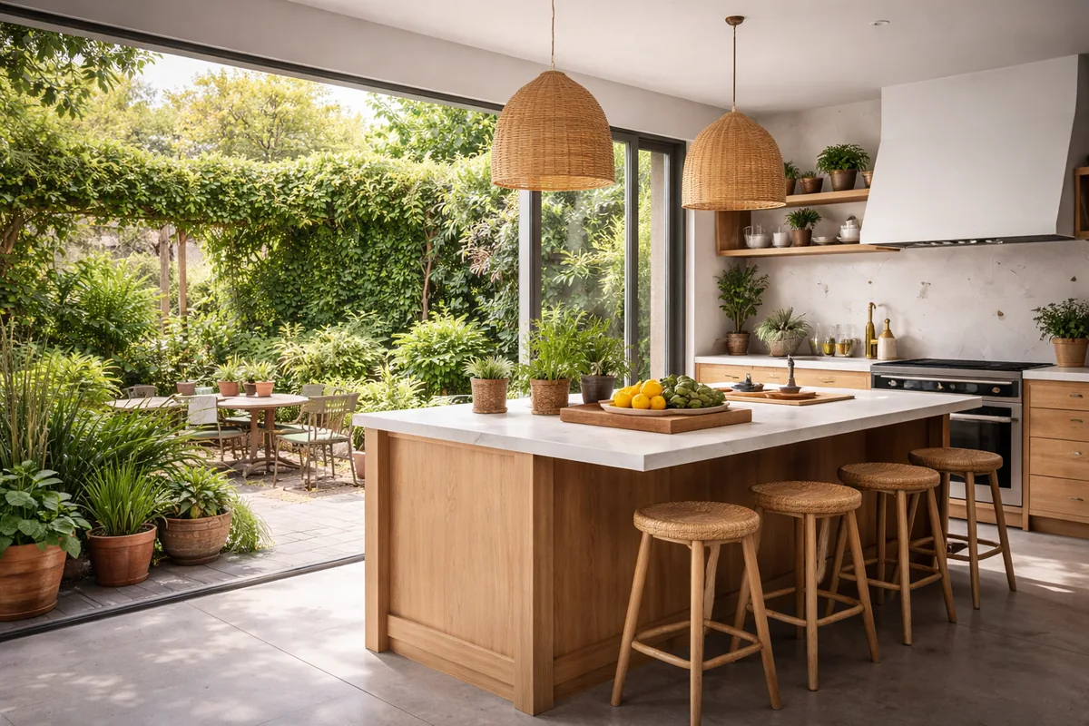 L'art de combiner cuisine et jardin dans votre maison