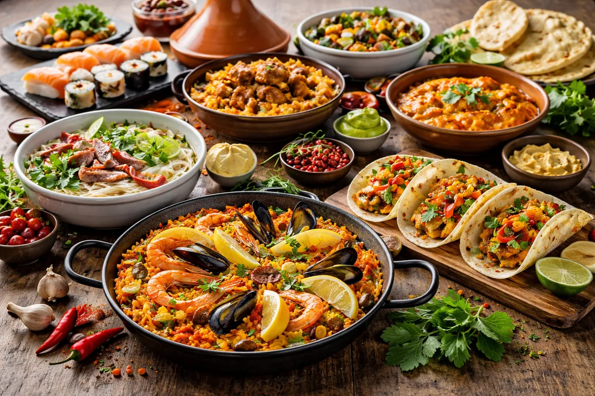 Comment voyager à travers les saveurs du monde avec des recettes authentiques